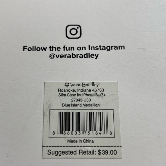 BUY ONE GET ONE FREE! Vera Bradley Phone Case IPhone 6+\7+ - Picture 3 of 3